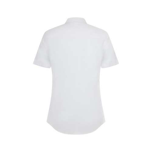 405025S.CAMISA OXFORD MC MUJER BLANCO XS