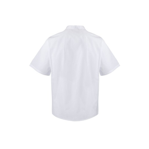 405201.CHAQUETA COCINA POPELÍN MC BLANCO 2XL