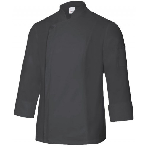 405202TC.CHAQUETA COCINA ML HOMBRE NEGRO 46