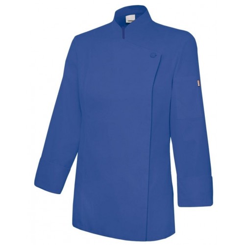 405203TC.CHAQUETA COCINA ML MUJER AZUL ULTRAMAR 50