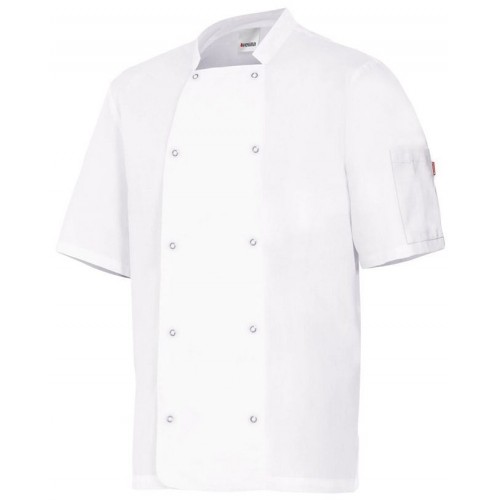 405205.CHAQUETA COCINA MC BLANCO 44