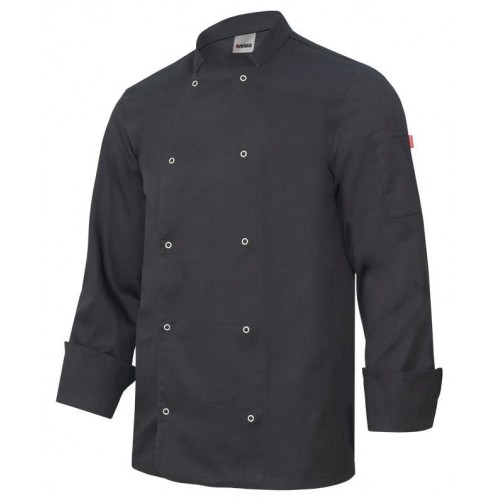 405206.CHAQUETA COCINA ML NEGRO 44