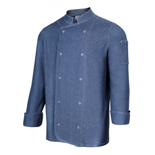 405207.CHAQUETA COCINA DENIM ML DENIM AZUL OSCURO 2XL