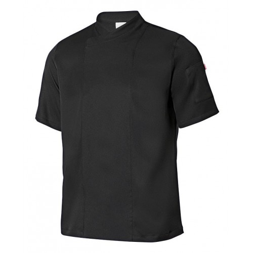 405209.CHAQUETA COCINA MICROFIBRA MC NEGRO XS