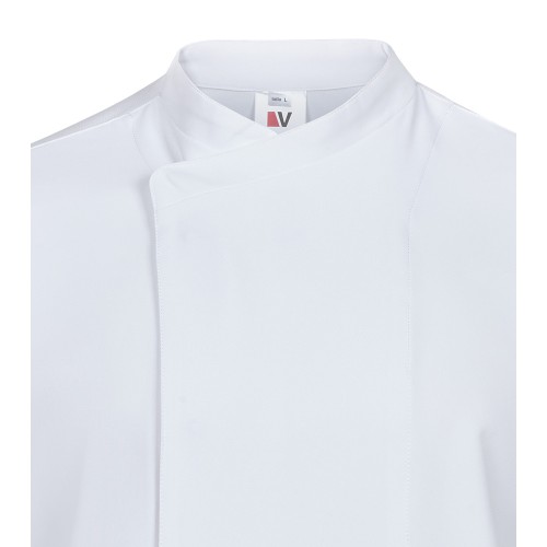 405209.CHAQUETA COCINA MICROFIBRA MC BLANCO 2XL