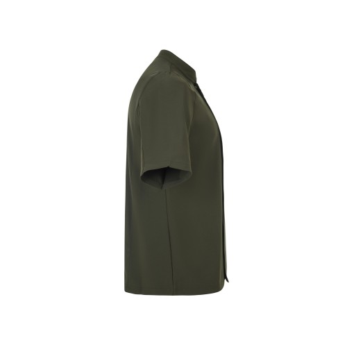 405209.CHAQUETA COCINA MICROFIBRA MC VERDE OLIVA XS