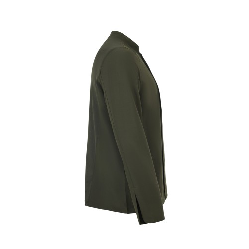 405210.CHAQUETA COCINA MICROFIBRA ML VERDE OLIVA XS