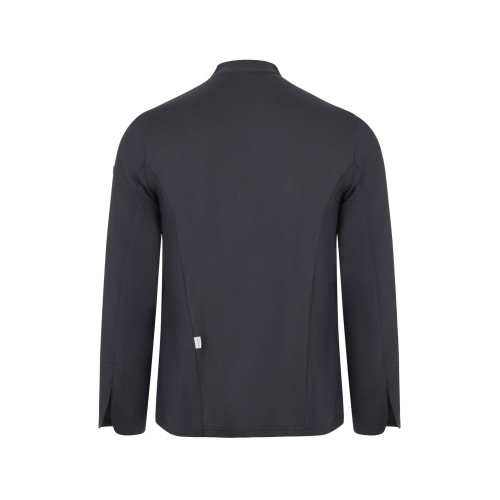 405210.CHAQUETA COCINA MICROFIBRA ML GRIS OSCURO XS