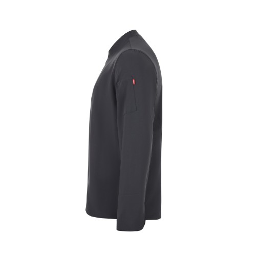 405210.CHAQUETA COCINA MICROFIBRA ML GRIS OSCURO XS