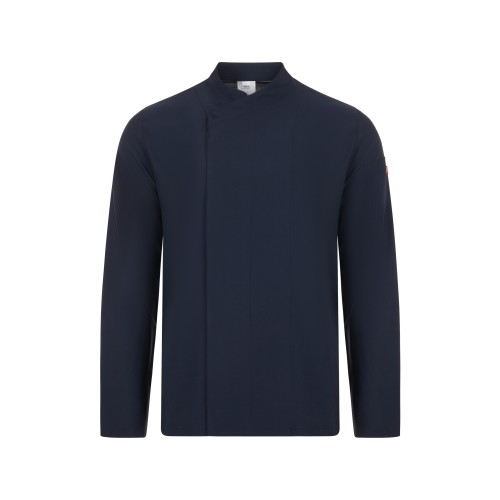 405210.CHAQUETA COCINA MICROFIBRA ML AZUL NAVY XS