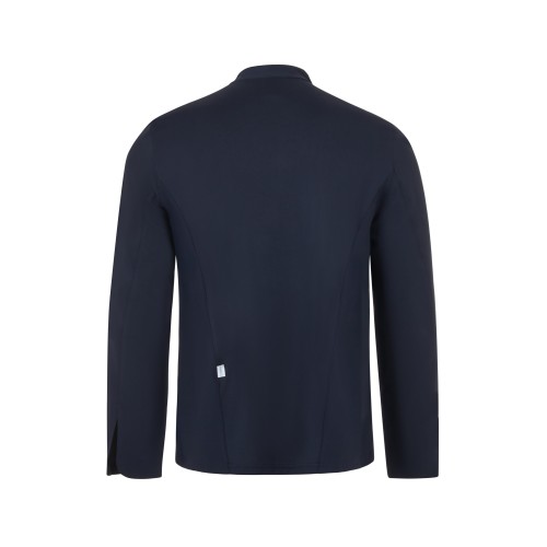 405210.CHAQUETA COCINA MICROFIBRA ML AZUL NAVY XS