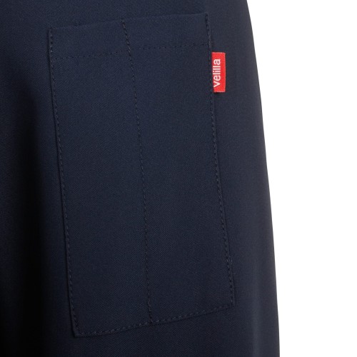 405210.CHAQUETA COCINA MICROFIBRA ML AZUL NAVY XS