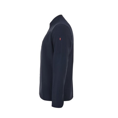 405210.CHAQUETA COCINA MICROFIBRA ML AZUL NAVY XS