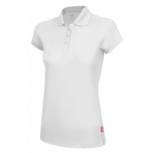 405503.POLO 100% POLIÉSTER MC MUJER BLANCO XL