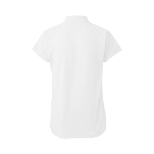 405503.POLO 100% POLIÉSTER MC MUJER BLANCO 2XL
