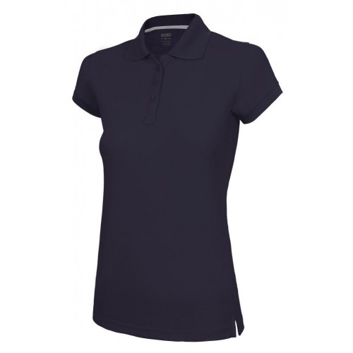 405503.POLO 100% POLIÉSTER MC MUJER AZUL NAVY L