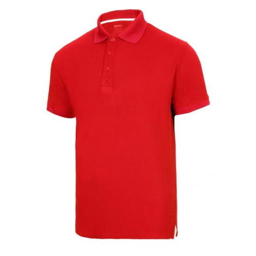 405504.POLO 100% POLIÉSTER MC HOMBRE ROJO VIVO 2XL