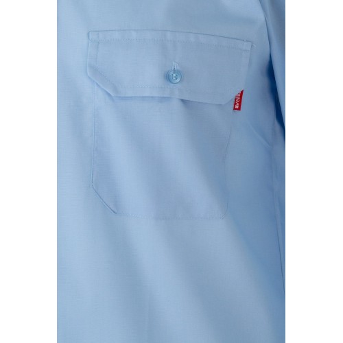 520.CAMISA ML CELESTE 2XL