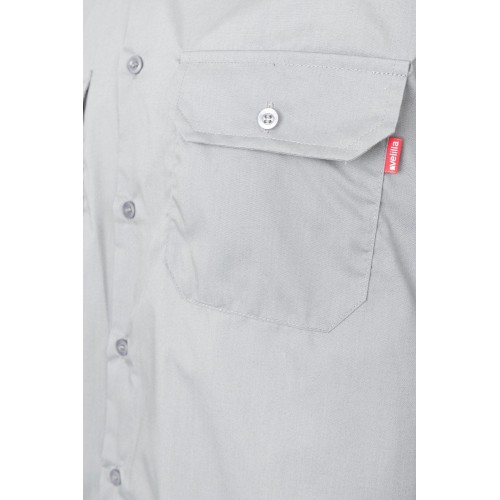 520.CAMISA ML GRIS 2XL