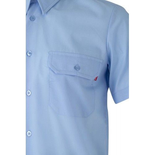 522.CAMISA MC CELESTE 2XL