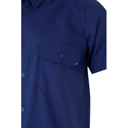 522.CAMISA MC AZULINA 2XL