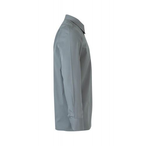 529.CAMISA ML GRIS 2XL