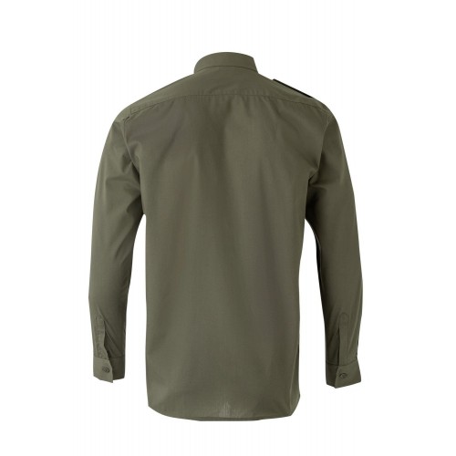 530.CAMISA ML VERDE CAZA 2XL