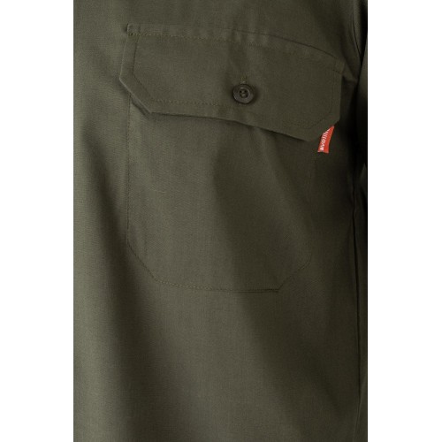 530.CAMISA ML VERDE CAZA 2XL