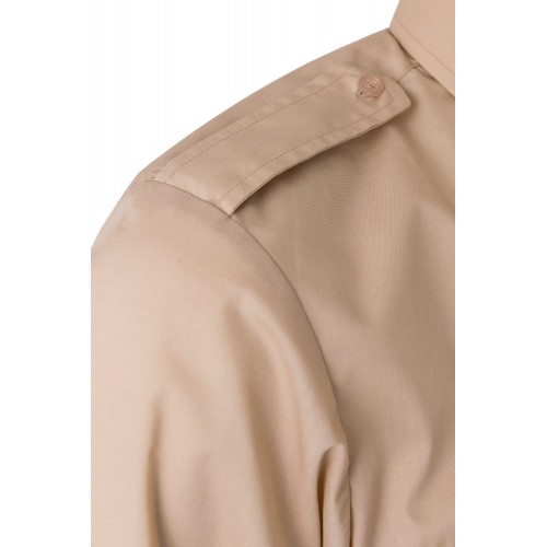 530.CAMISA ML BEIGE 2XL