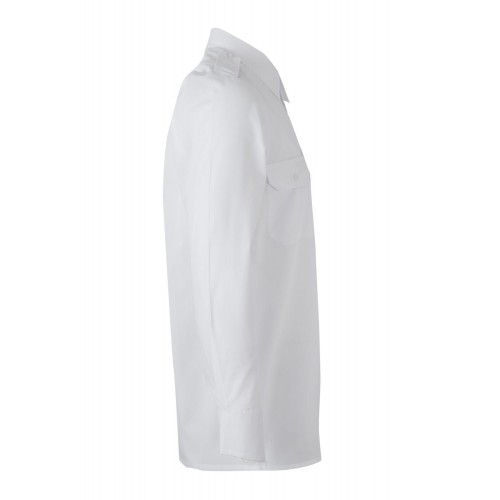 530.CAMISA ML BLANCO 2XL