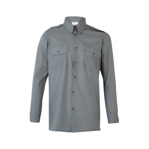 530.CAMISA ML GRIS 2XL