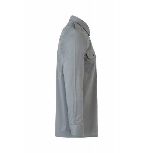 530.CAMISA ML GRIS 2XL