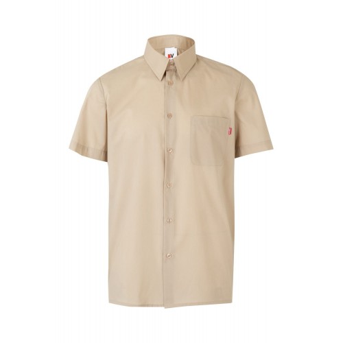 531.CAMISA MC BEIGE M