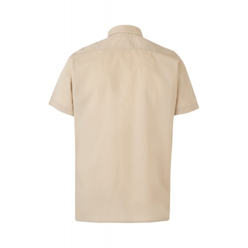 531.CAMISA MC BEIGE 2XL