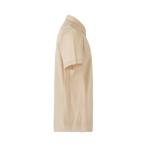 531.CAMISA MC BEIGE 2XL