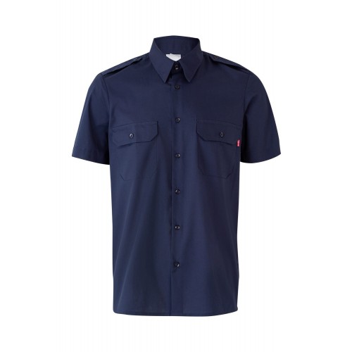 532.CAMISA MC AZUL MARINO L