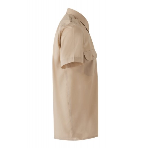 532.CAMISA MC BEIGE 2XL