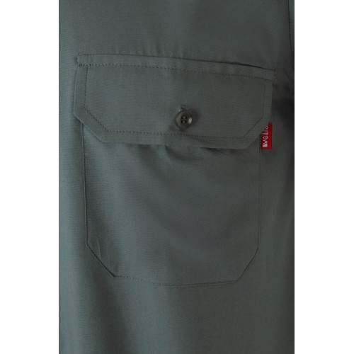 532.CAMISA MC GRIS 2XL