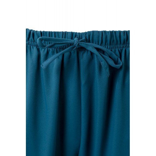 533007.PANTALÓN PIJAMA MICROFIBRA AZUL OCÉANO 2XL