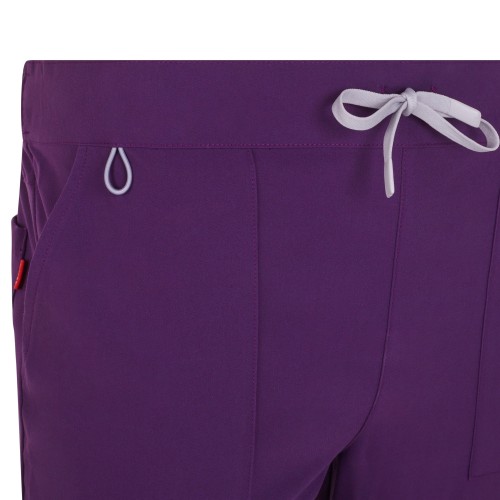 533020S.Pantalón recto GRS PureStretch CIRUELA XS
