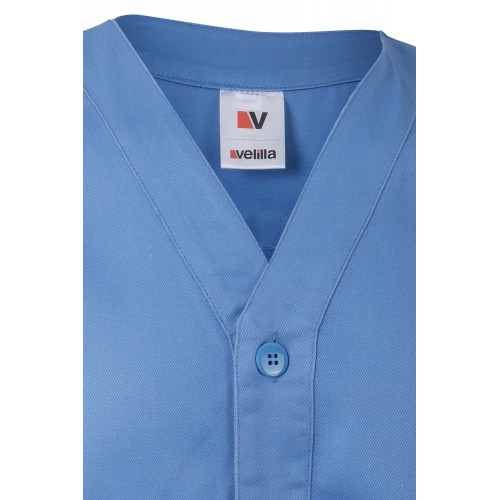 535209.CAMISOLA PIJAMA BOTONES CELESTE 2XL
