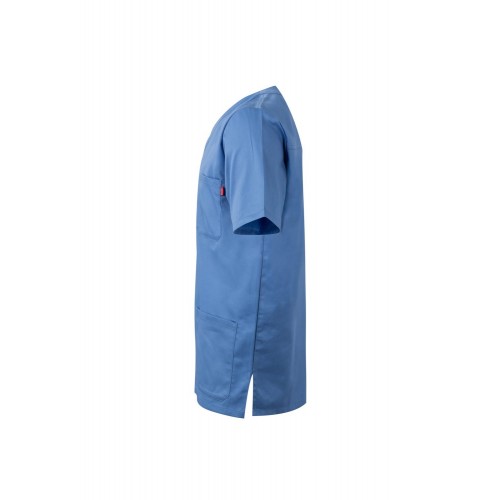 535209.CAMISOLA PIJAMA BOTONES CELESTE 2XL