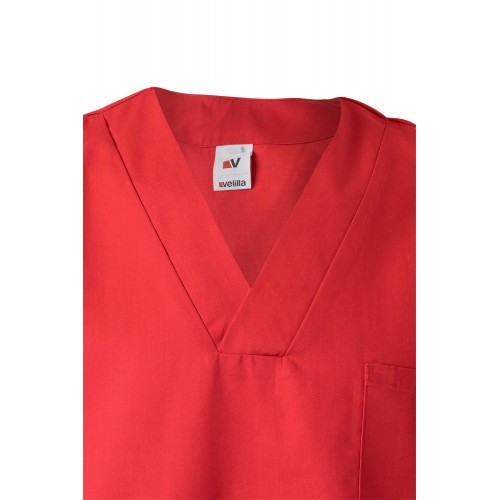 589.CAMISOLA PIJAMA ROJO CORAL 2XL