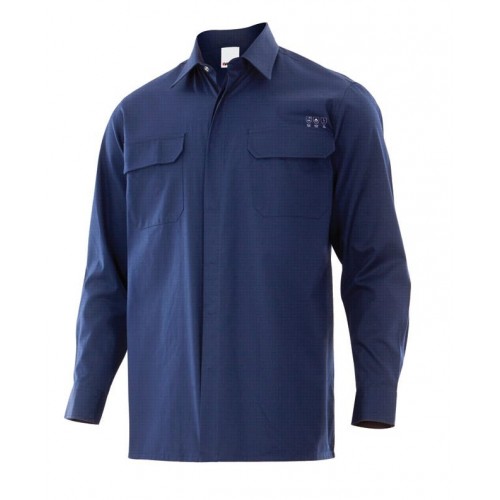 605003.CAMISA IGNÍFUGA AZUL NAVY S