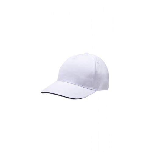 MCT200V.GORRA 5 PANELES WHITE/NAVY U