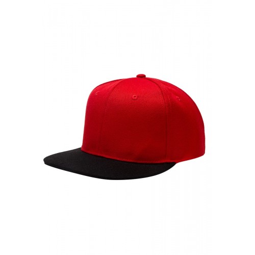 MCT600V.GORRA 6 PANELES RED/BLACK U