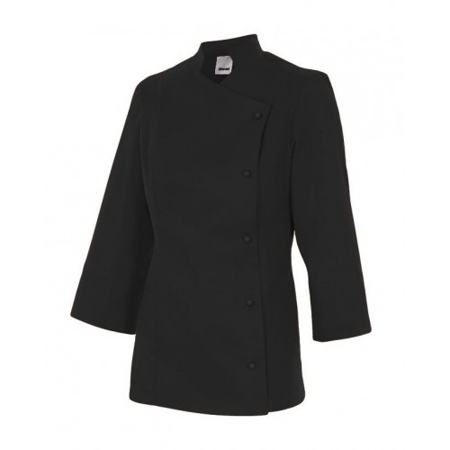 MELISA.CHAQUETA COCINA ML MUJER NEGRO 50