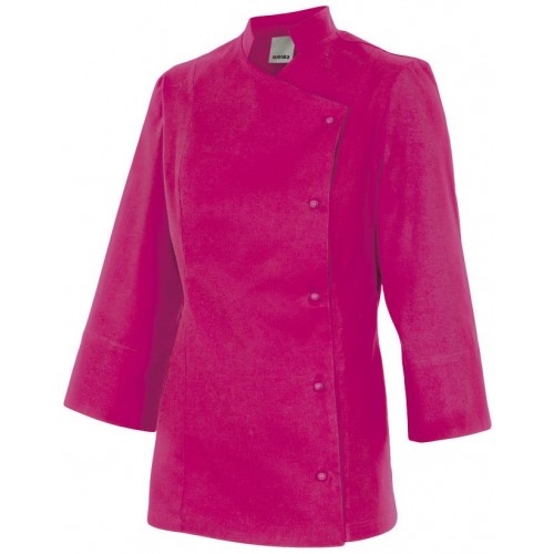 MELISA.CHAQUETA COCINA ML MUJER FUCSIA 40