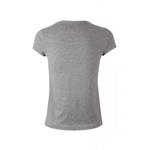 MK170CV.CAMISETA MANGA CORTA MUJER HEATHER GREY 2XL