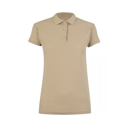 MK214CV.POLO MANGA CORTA MUJER 210 SAND 2XL